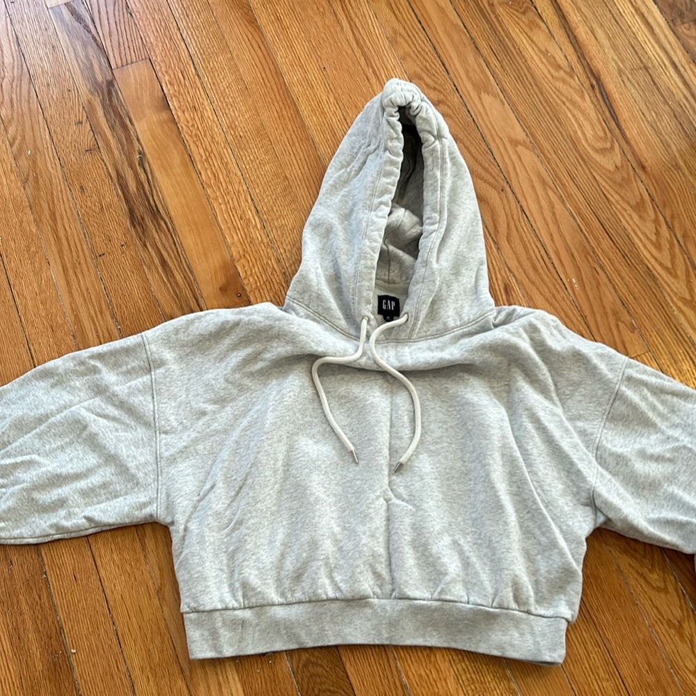Cropped Gap Hoodie
